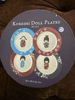 Kokeshi Doll Plates