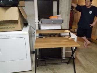 Fold up desk, brand new