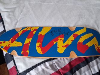 Tony  alva. Skateboard deck autograph