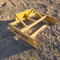 Gravel / land leveler Attachment  for skid steer