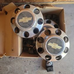3 Chevy Wheel Center Caps