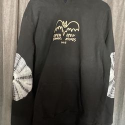 Black Roark All seeing fleece pullover hoodie