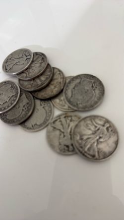 Silver half dollars