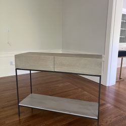 Wood Console Table – $45