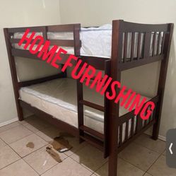 Furniture bunkbed, twin size