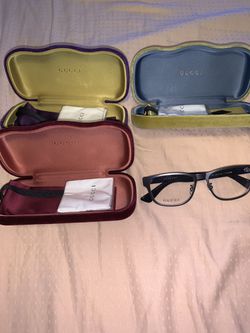 Gucci Glasses and Cases