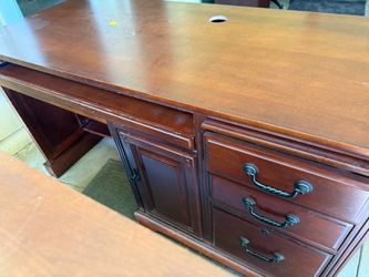 Desk and hutch
