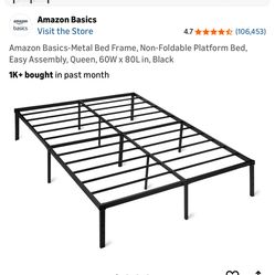 New queen mattress with bed frame