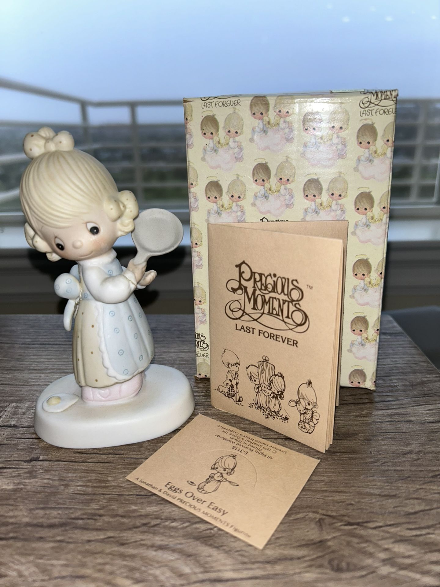 Precious Moments Eggs Over Easy Figurine 