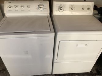 Kenmore gas dryer and washer