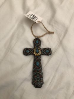 Cross With Blue Stones