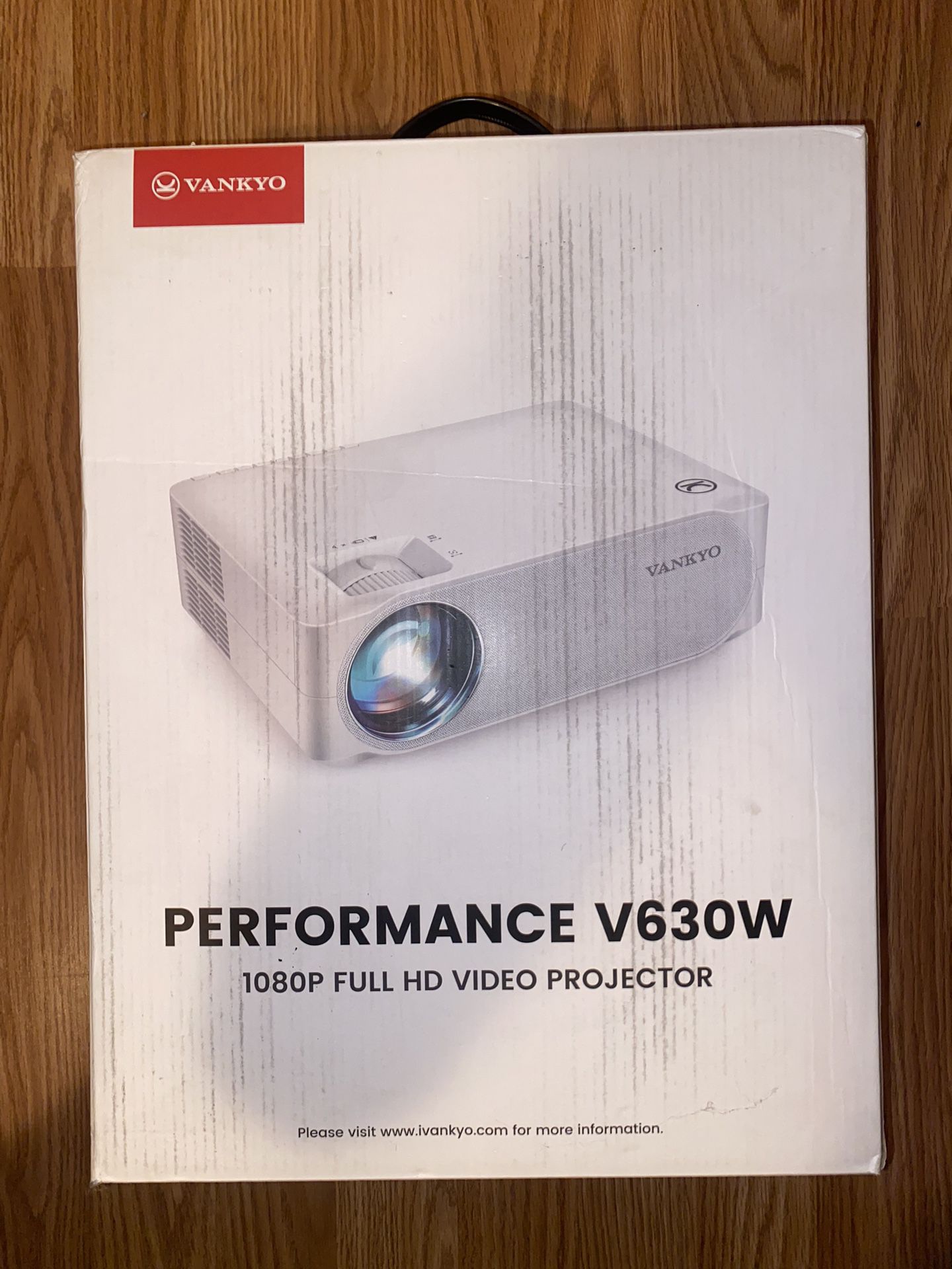 Vankyo Performance V630W 1080p Full HD Video Projector - White