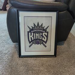 Kings Basketball Emblem Framed & Boxed