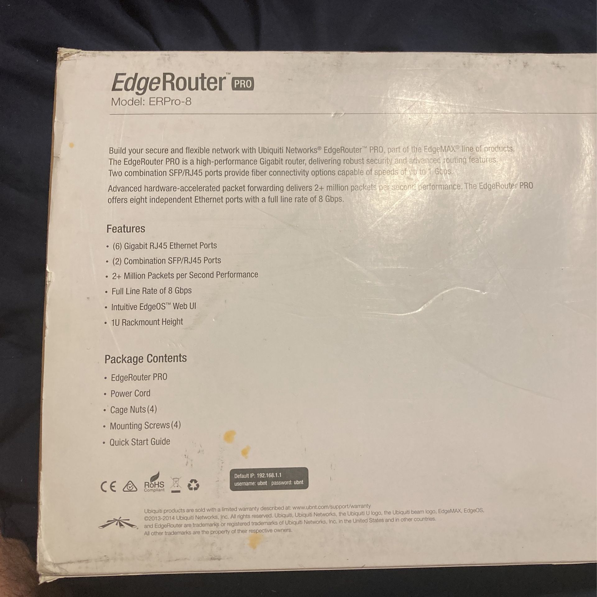 Edgerouter Pro 8