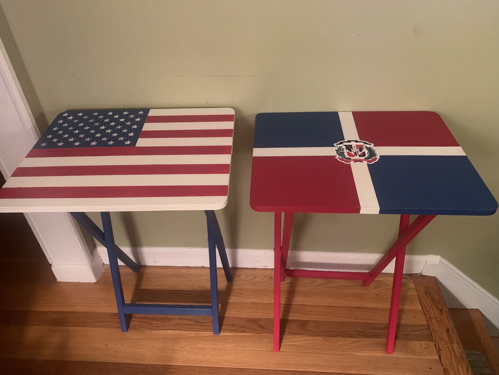 Custom Painted Folding Tables