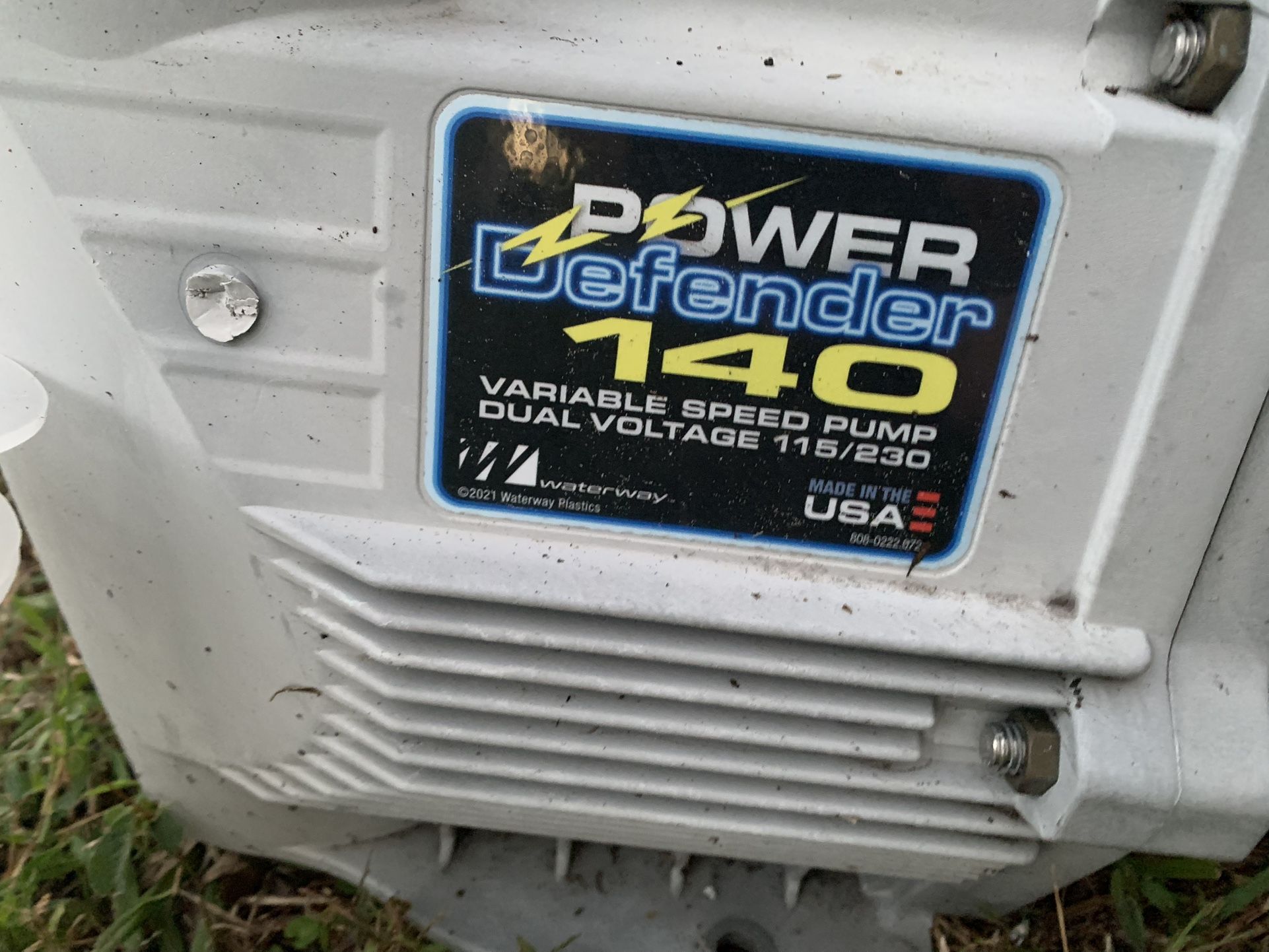 Waterway Power Defender 140 variable speed pool pump
