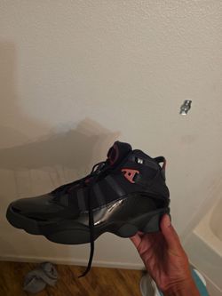 Jordan 6 ring "anthracite fire red" size men's  9.5