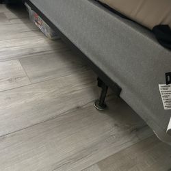 Bed Frame And King Box Spring/mattress