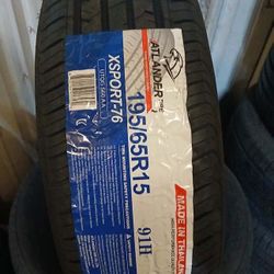 4 New Tires 195/65/15 Atlander Tires