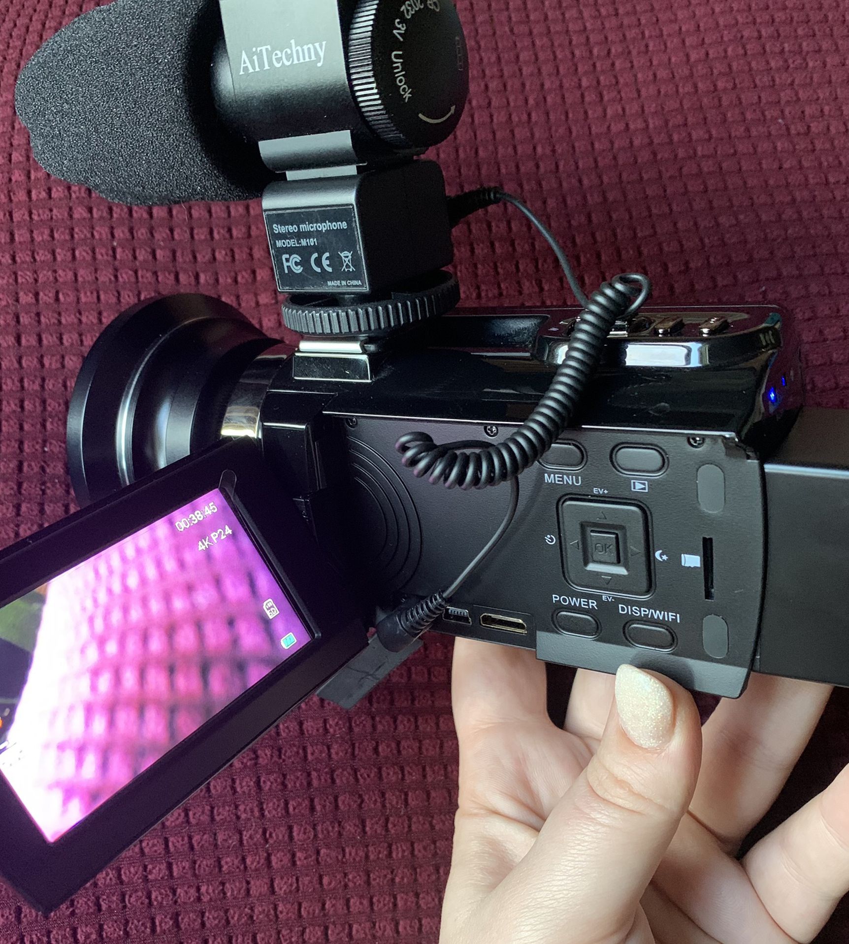 Ai Techny- 4K Camcorder For Vlogging