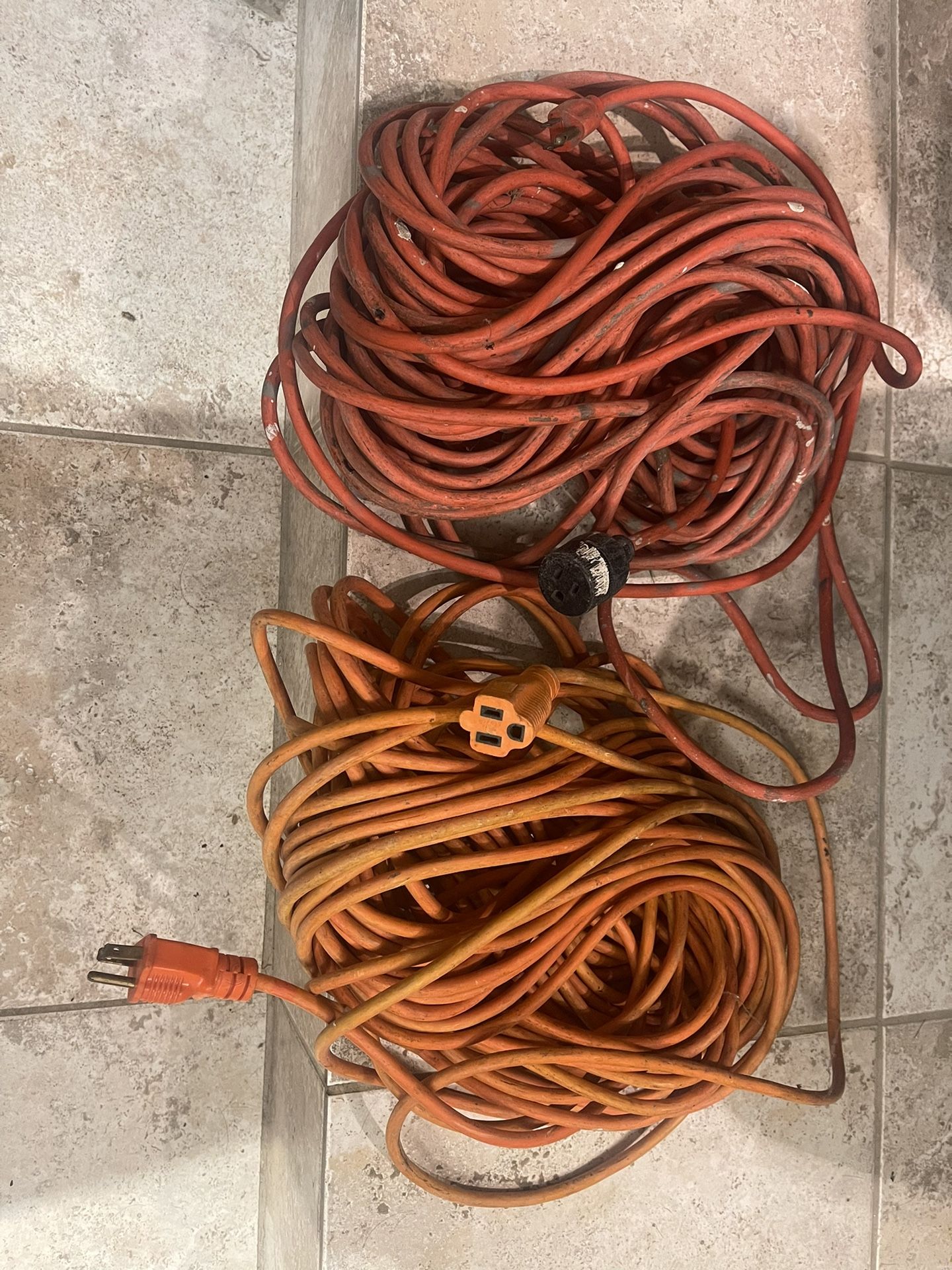 Heavy Duty Outdoor Extension Cords 100ft Each
