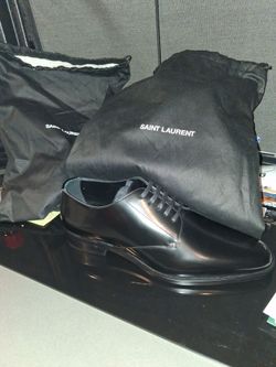 Saint Laurent Paris Black Dress Shoes Size45 11 1/2