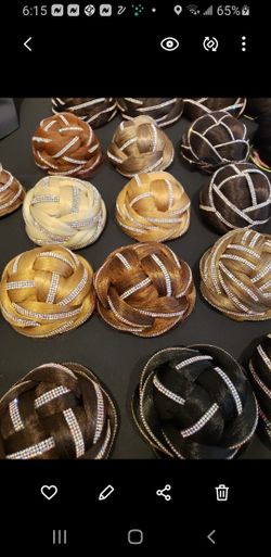 Instant Bun For Dance Pageant Wedding All Colors Just Pin In!