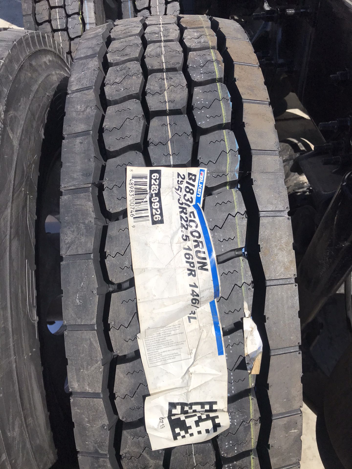 FALKEN BI830 295/75R22.5 16PLY USA MADE🇺🇸🇺🇸🇺🇸 COMMERCIAL TRUCK AND TRAILER TIRES