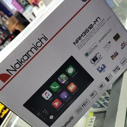 New 7" Apple CAR Play Android Auto Stereo Bluetooth Touch Screen Nakamichi 