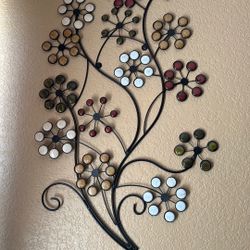 2 Piece Metal Art Decor 