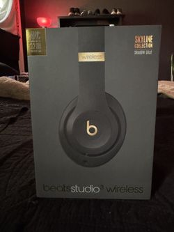 Beats Studio 3 Wireless Headphones- Skyline Collection, Shadow Gray