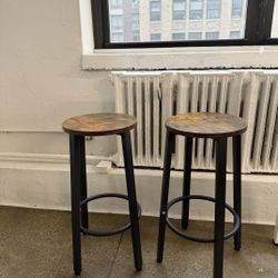HOOBRO Bar Stools, Set of 2 Bar Chairs