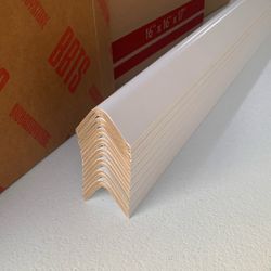 ESK Packaging Cardboard Edge Protectors for Shipping - 2"W x 2"D x 36"L, Medium Duty 42 Pieces