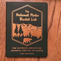 Book .. THE NATIONAL PARKS BUCKET LIST .. The Ultimate Adventure Journal For All 63 Parks .. NEW