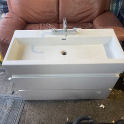 Bathroom, Vanity Of Wall -30”W x D18” x 25”H