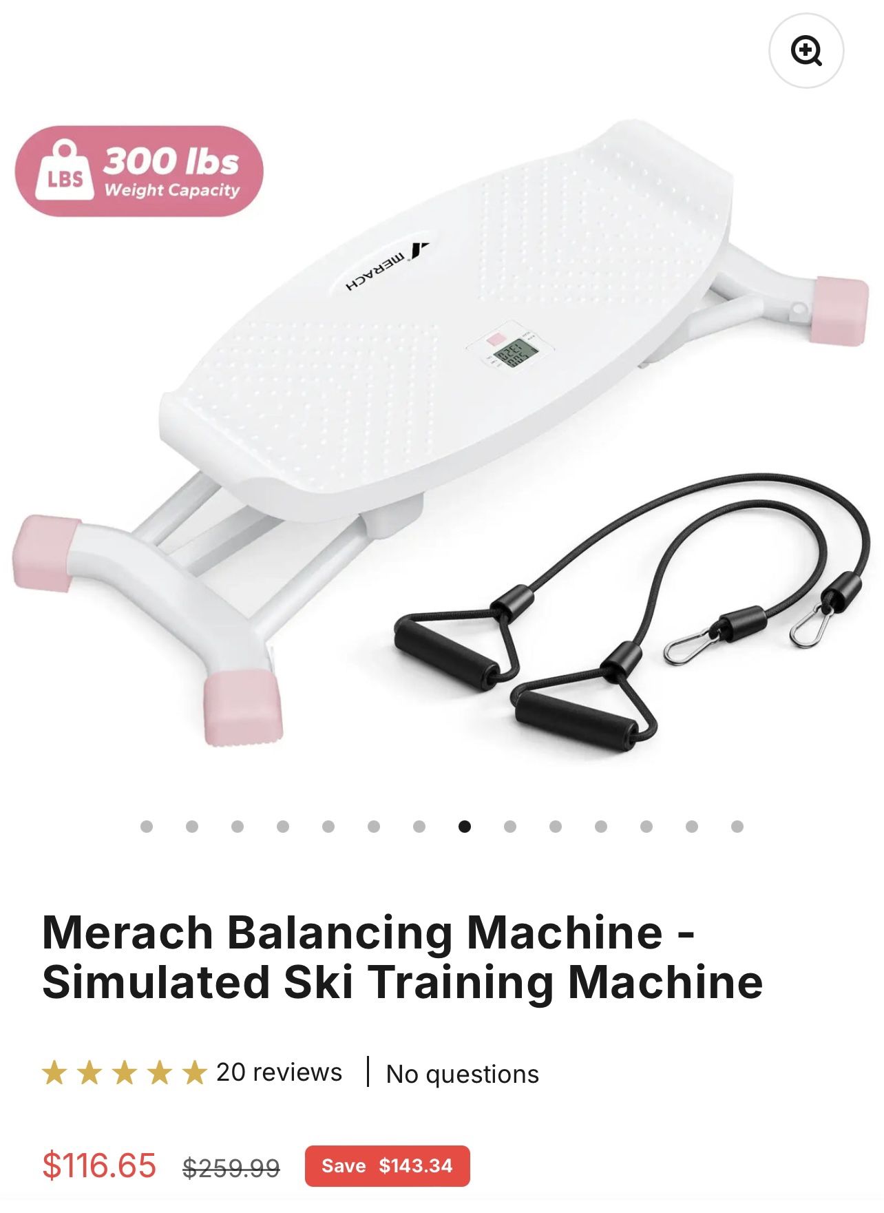 Balancing Machine With Restraining Bags