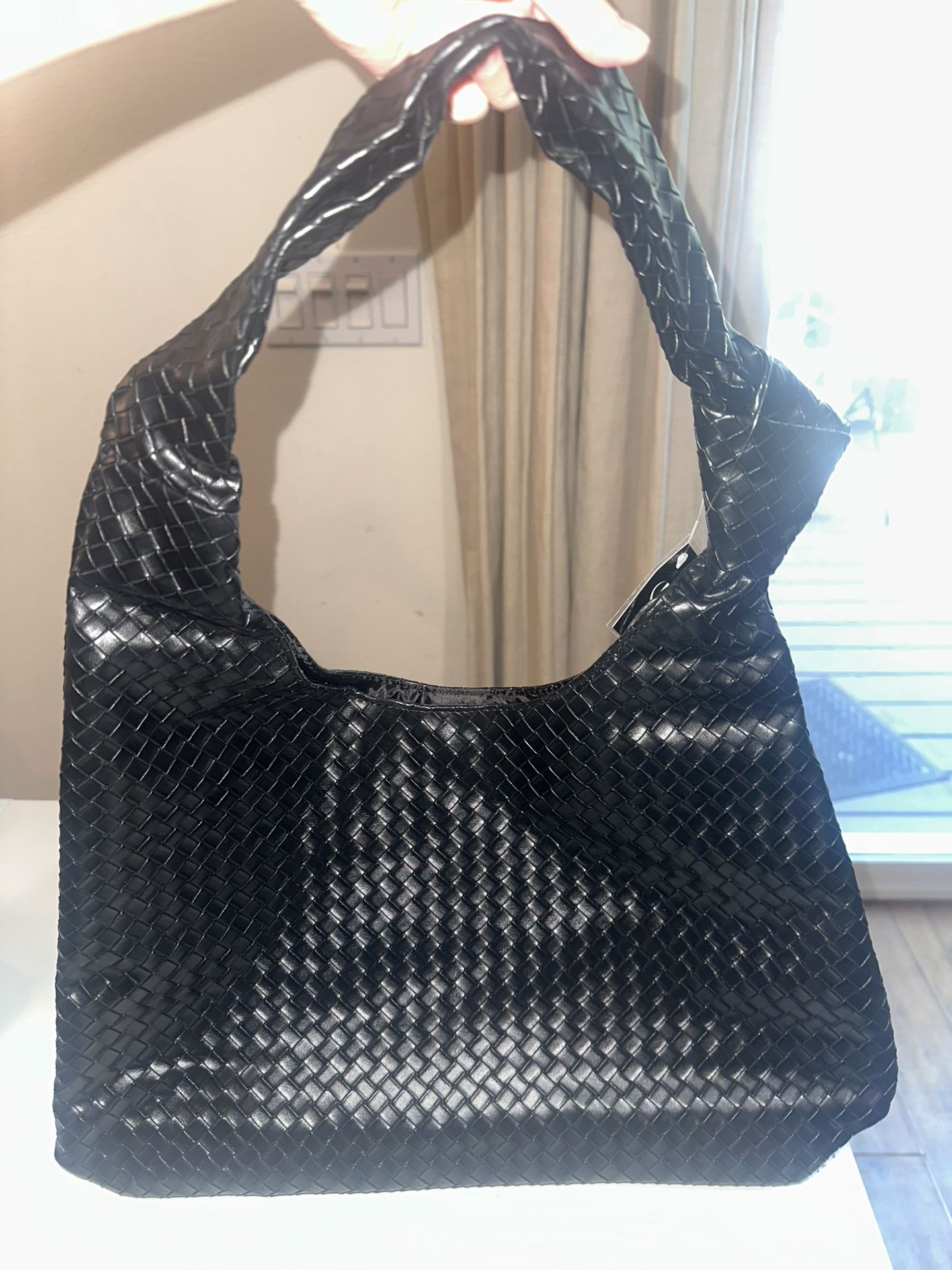Black Tote Bag Handbag 