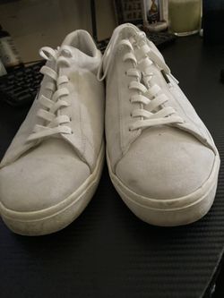 H&M Shoes Sneakers Mens Size 11.5 White 10-204 Lace Up Casual Low