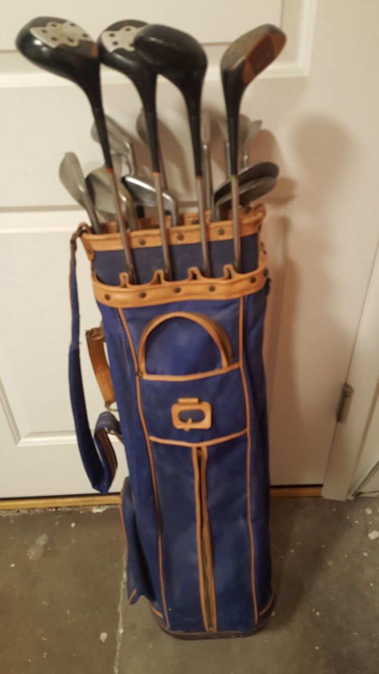 Vintage golf club set
