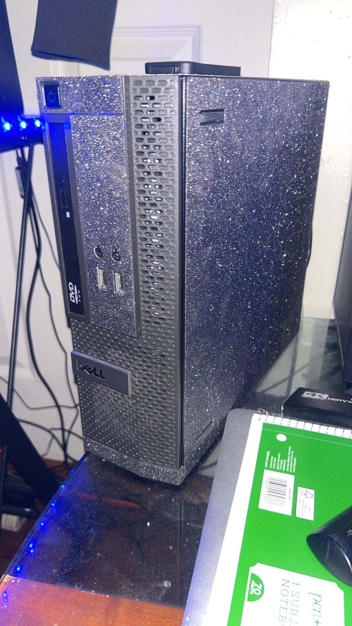 Dell PC Treasure Box RGB Desktop Computer Intel Quad Core I5 up to 3.6G, 16G, 512G SSD, WiFi & Bluetooth, RGB Gaming PC Keyboard & Mouse, DVD, Windows