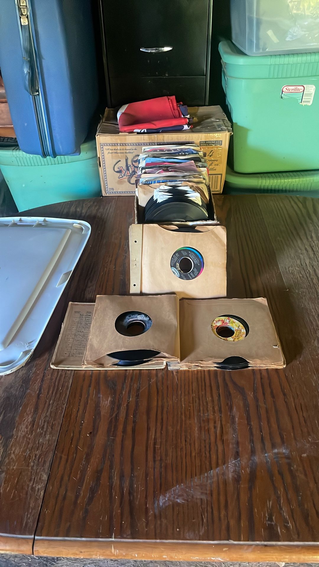 Records Old 45’s. Assortment.