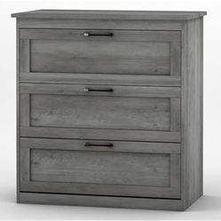 NEW Vikiullf Farmhouse Chest of Drawers, Small Dressers with 3 Drawers for Bedroom, Living Room,GREY