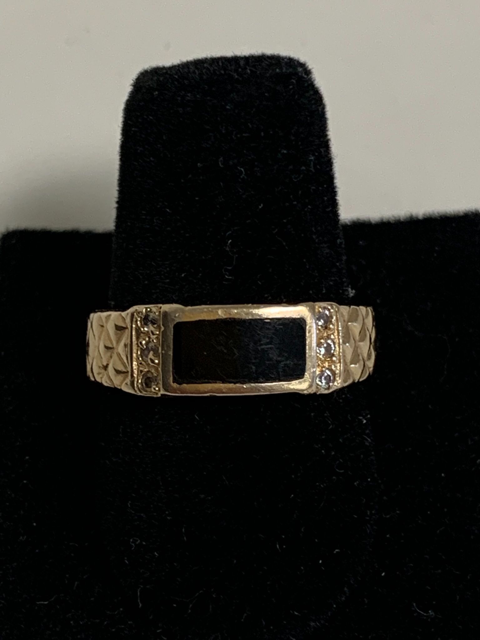 Mens gold ring #29665