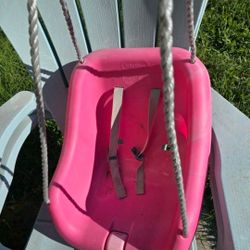 Pink Baby Swing