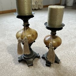 Two Candles Holders 