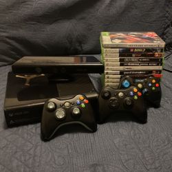 Xbox 360 3 Controllers 12 Games Xbox Kinetic