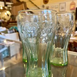 Vintage Coca-Cola Flared Glasses