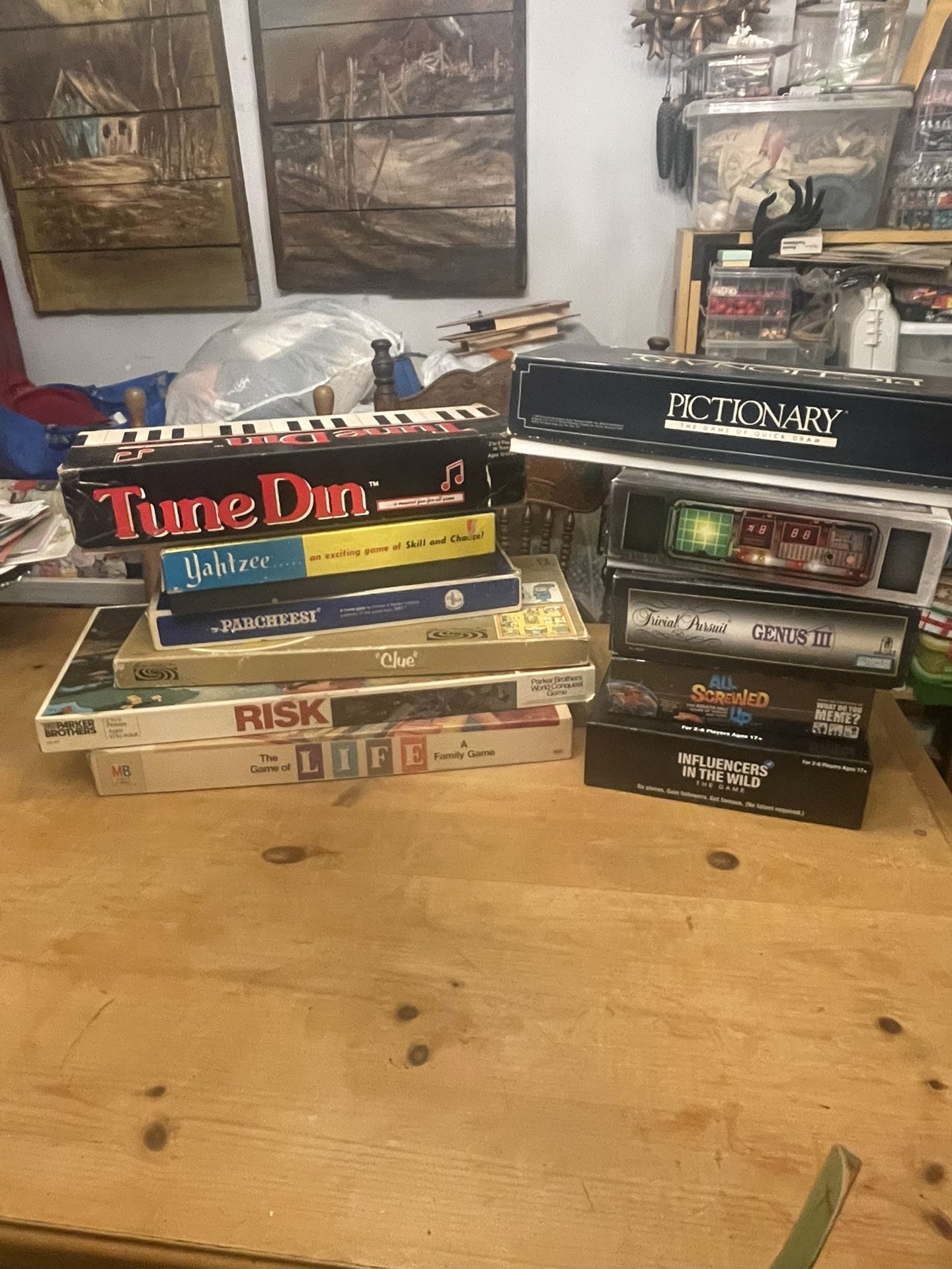 Assorted Board Games Lot