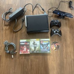 Xbox 360 120GB WITH 5 Games 
