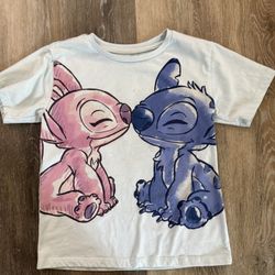 Small (6/6x) - Disney Stitch And Angel Shirt